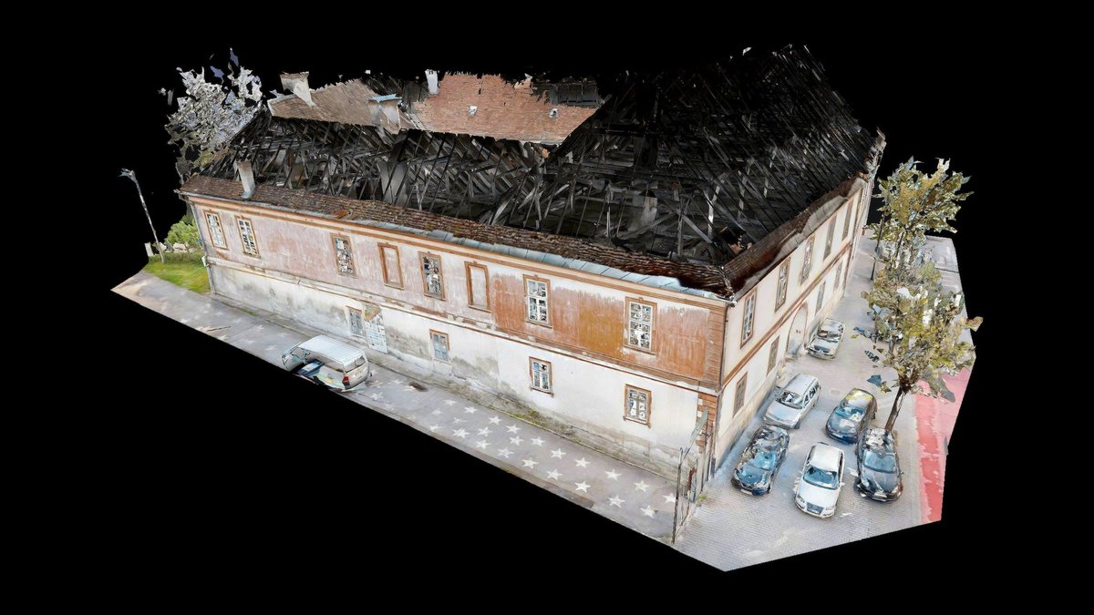 Clădirea istorică Bolyai 5 din Târgu Mureș, digitalizată 3D