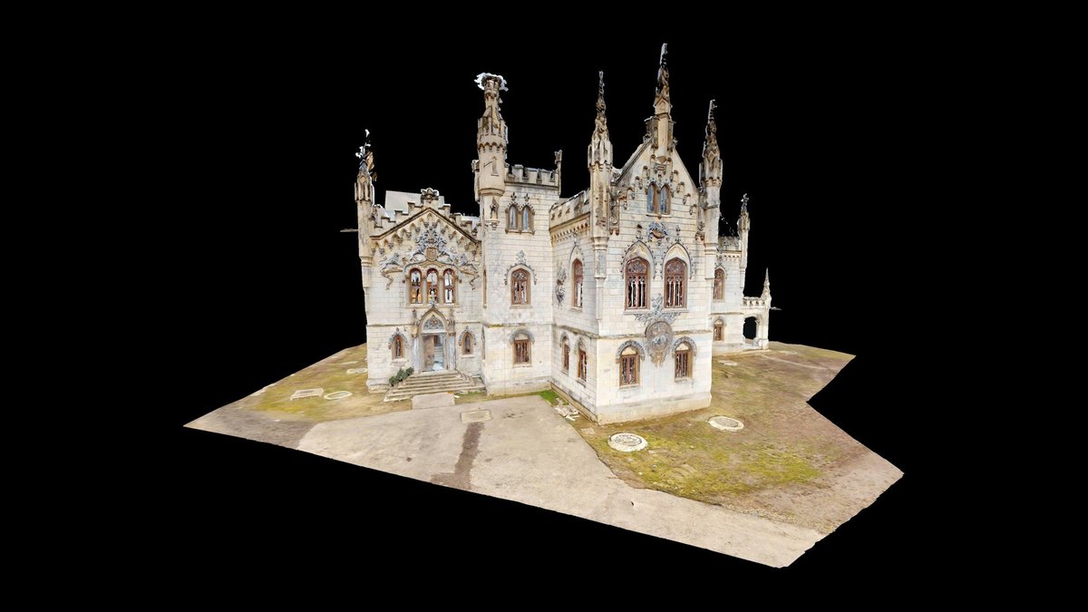 Castelul Sturdza de la Miclăușeni, județul Iași, digitalizat 3D