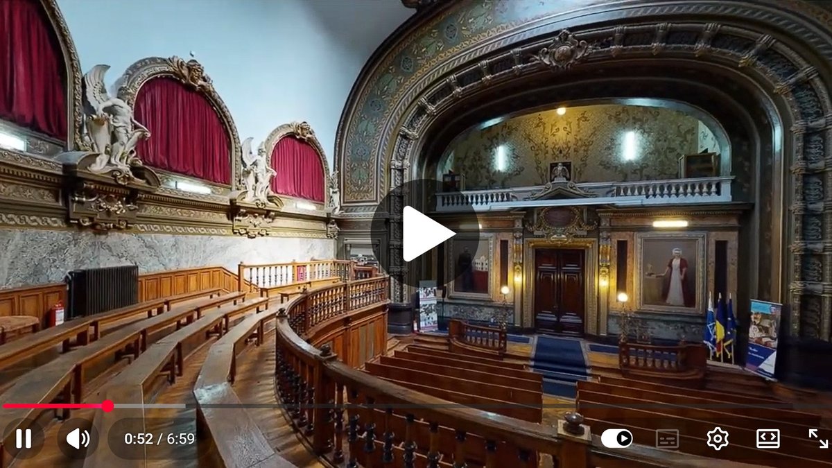 Video de prezentare din turul virtual 3D — Amfiteatrul Facultății ETTI Iași, realizat de ELY BASS